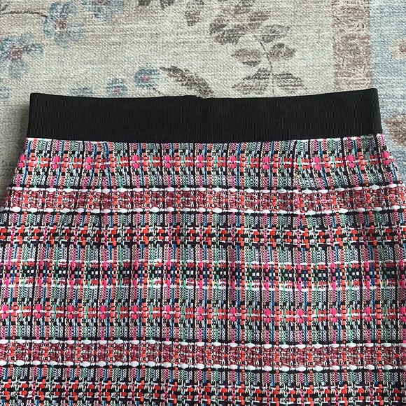 Milly Rainbow Tweed Mini Skirt New Size 10 - Picture 4 of 10